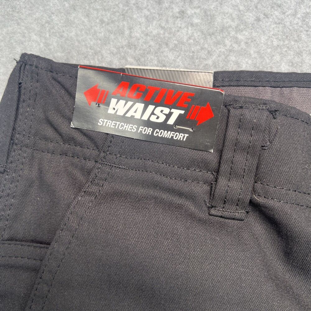 Dickies Flex Active Waist Twill Cargo Work Pant 34x34 (34x33) Black Straight Leg - Picture 8 of 15
